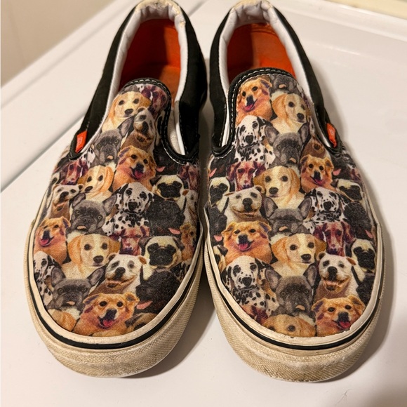 Vans Shoes - Vans Dog Print Slip-On Shoes